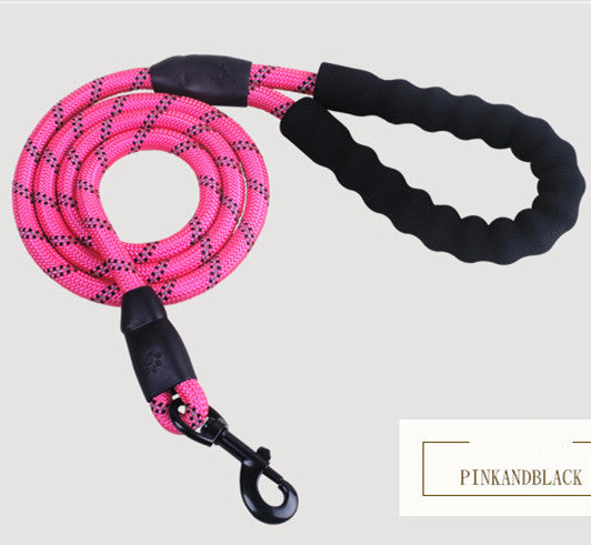 Reflective Dog Leash Nylon Pet Rope For Small Medium Large