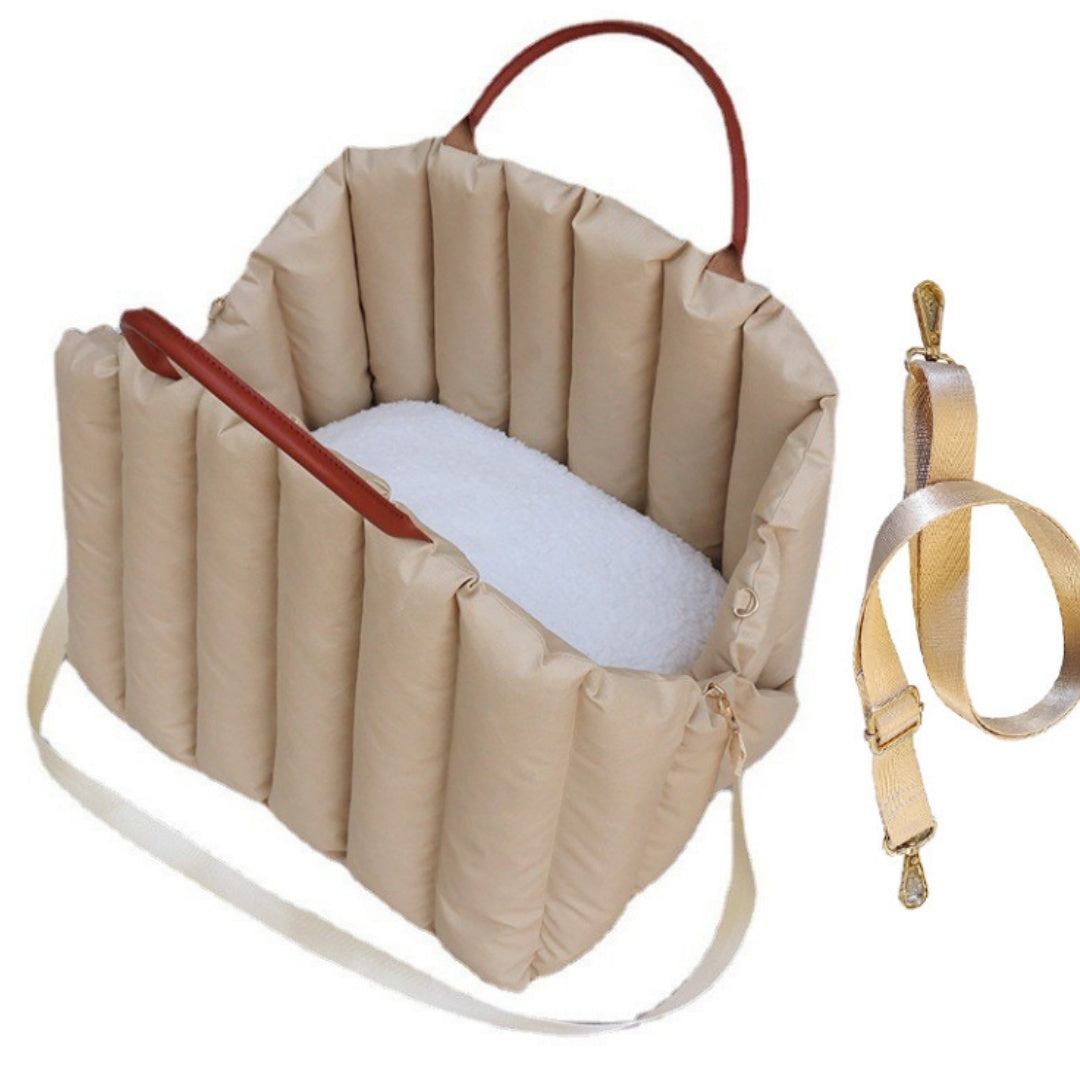 Portable Pet Travel Bag Bed – Cat & Small Dog Carrier Nest