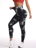 Women's 3-Pack Tie-Dye High-Waist Seamless Leggings