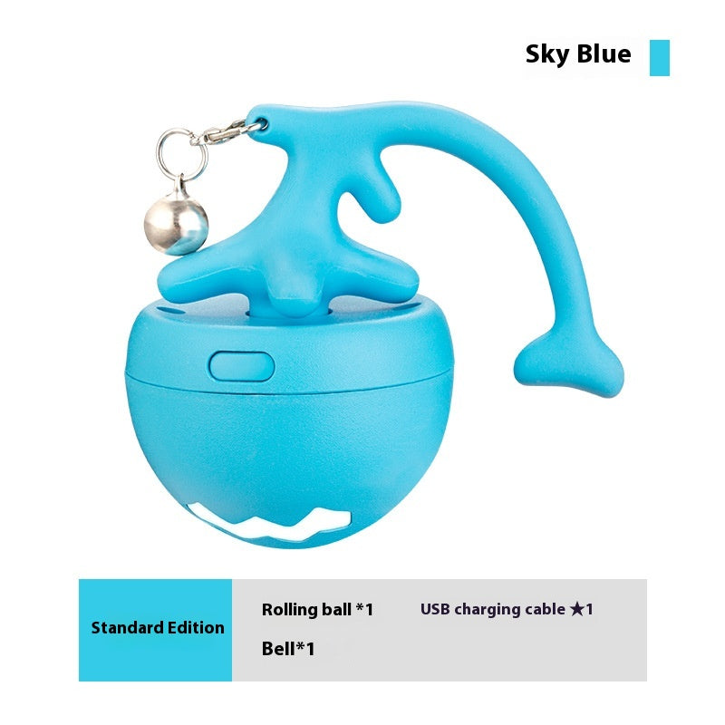 Smart Interactive Cat Toy Ball USB Rechargeable Moving Rolling