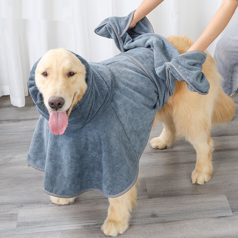 Pet Cotton Dog Bath Towel Strong Water-absorbing Quick-drying