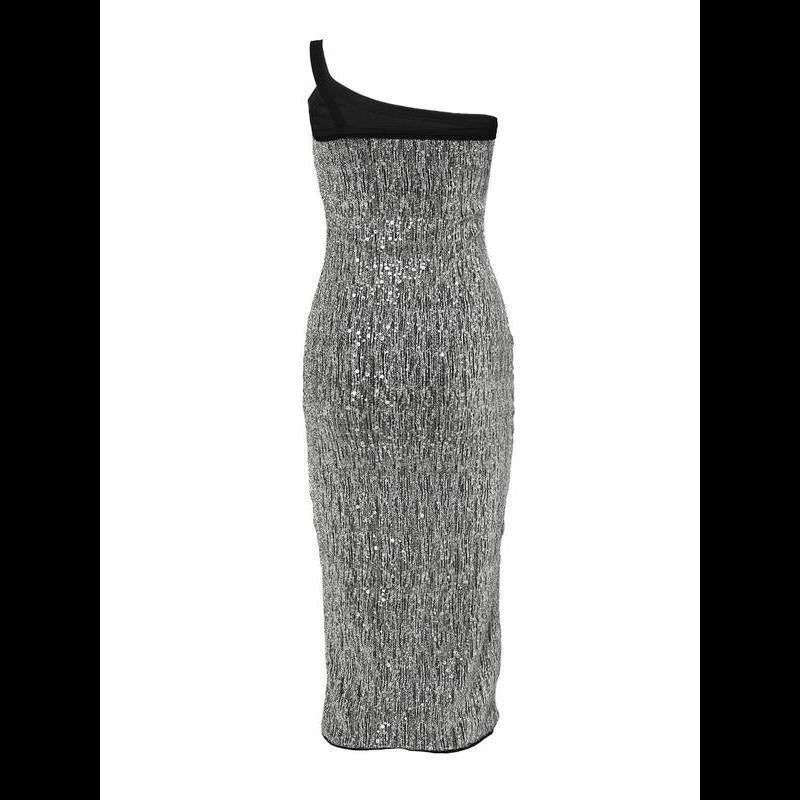 Women's Lace-Panel Long-Sleeve Casual Dress