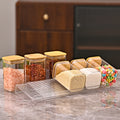 4-Tier Clear Spice Rack Organizer (Set of 4)
