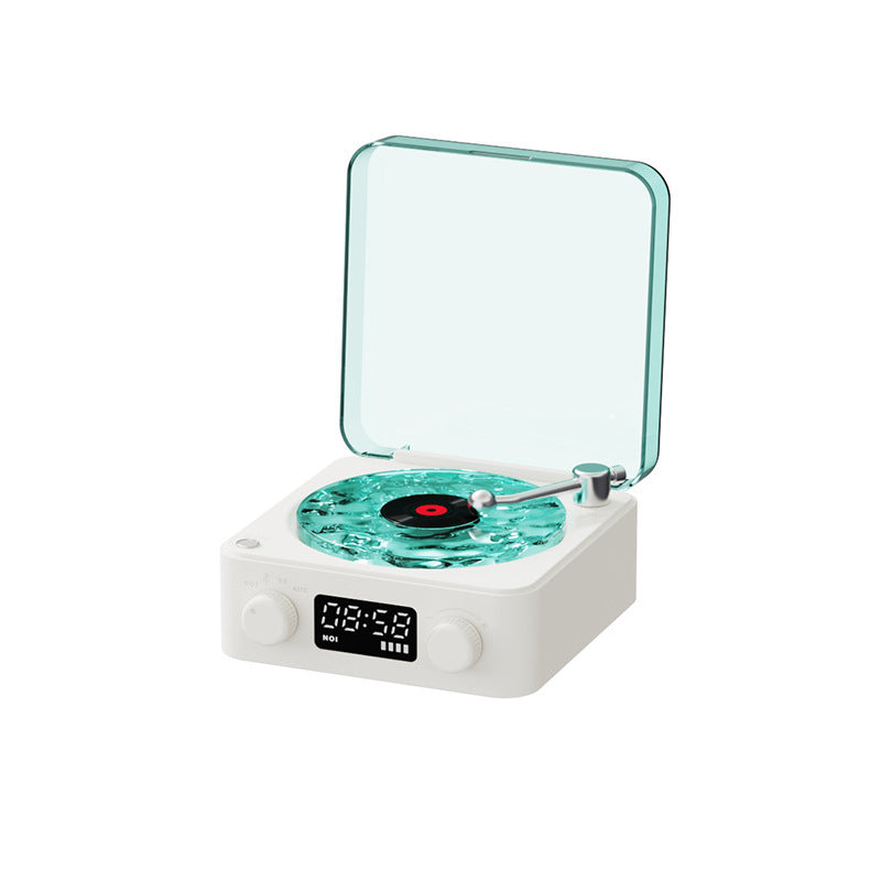 Retro Turntable Speaker Wireless Bluetooth-compatible 5.0