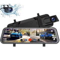 10-Inch Touchscreen Dash Cam — Front & Rear, WiFi, GPS, ADAS