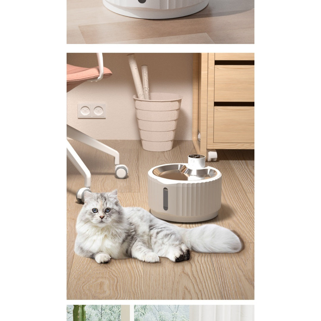 Stainless Steel Sensor Pet Water Fountain