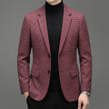 Men's Business Casual Jacket with Warm Fleece Lining