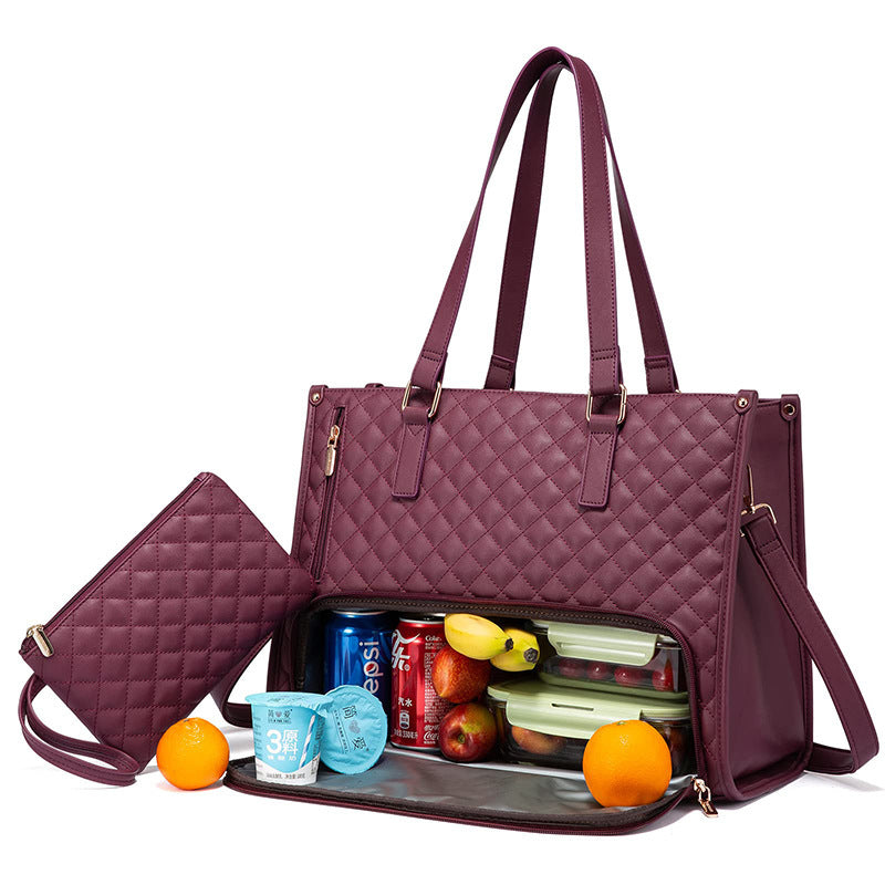 Fashionable Lunch Tote Bag Women's Thermal Insulation Box