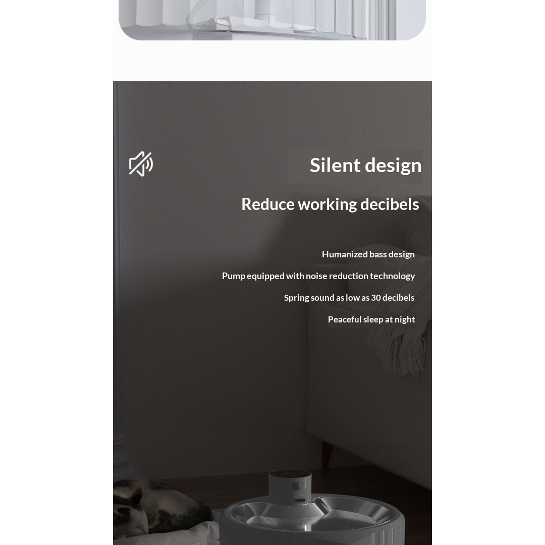 Stainless Steel Sensor Pet Water Fountain