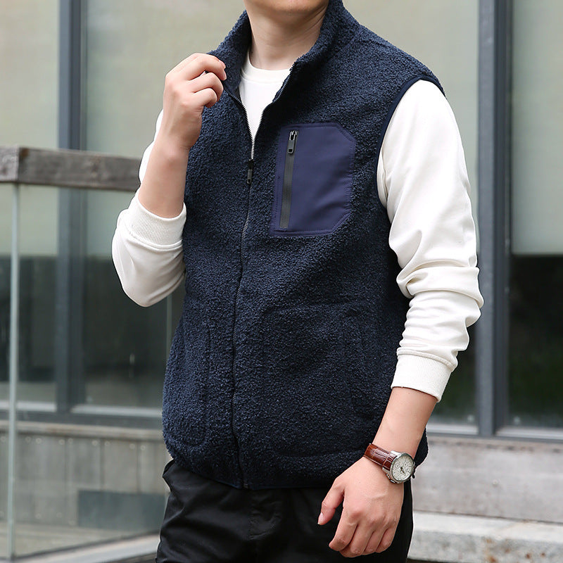 Men's Fleece-Lined Warm Casual Vest