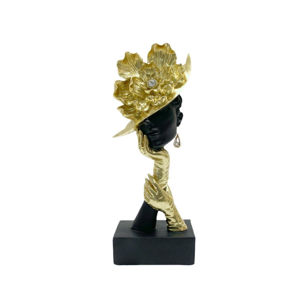 Modern Resin Face Sculpture Decor Figurine