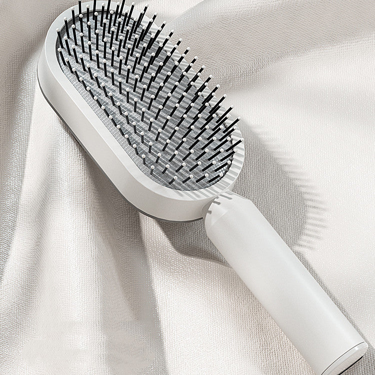 Self Cleaning Hair Brush For Women One-key Loss Airbag Massage