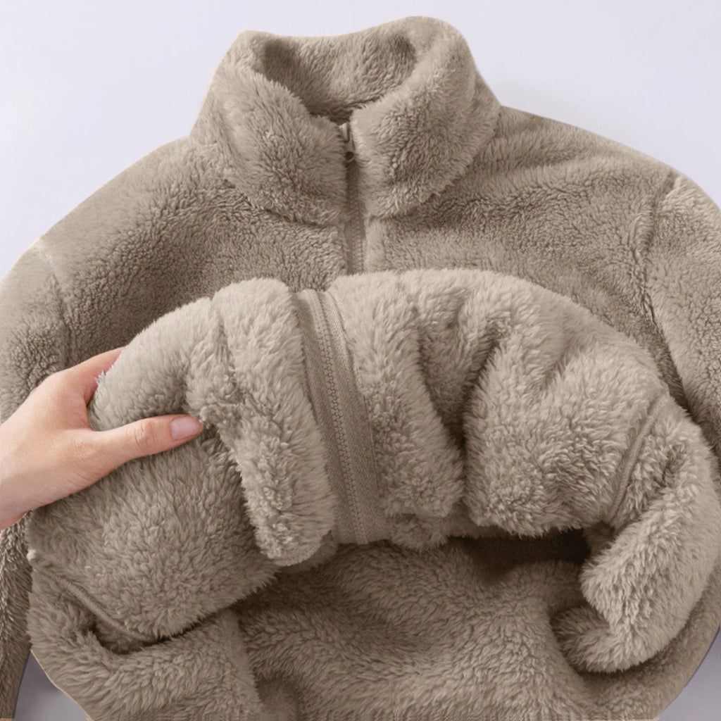 Women's Fleece-Lined Zip-Up Softshell Jacket