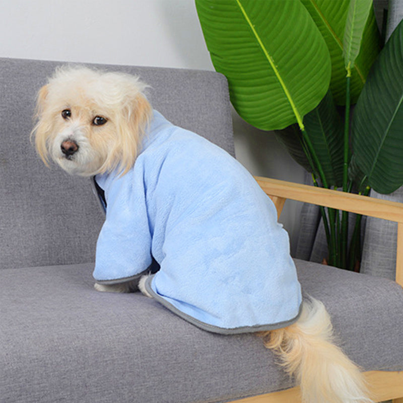 Quick-drying Pet Absorbent Towel Dog Bathrobe Bath For Dogs