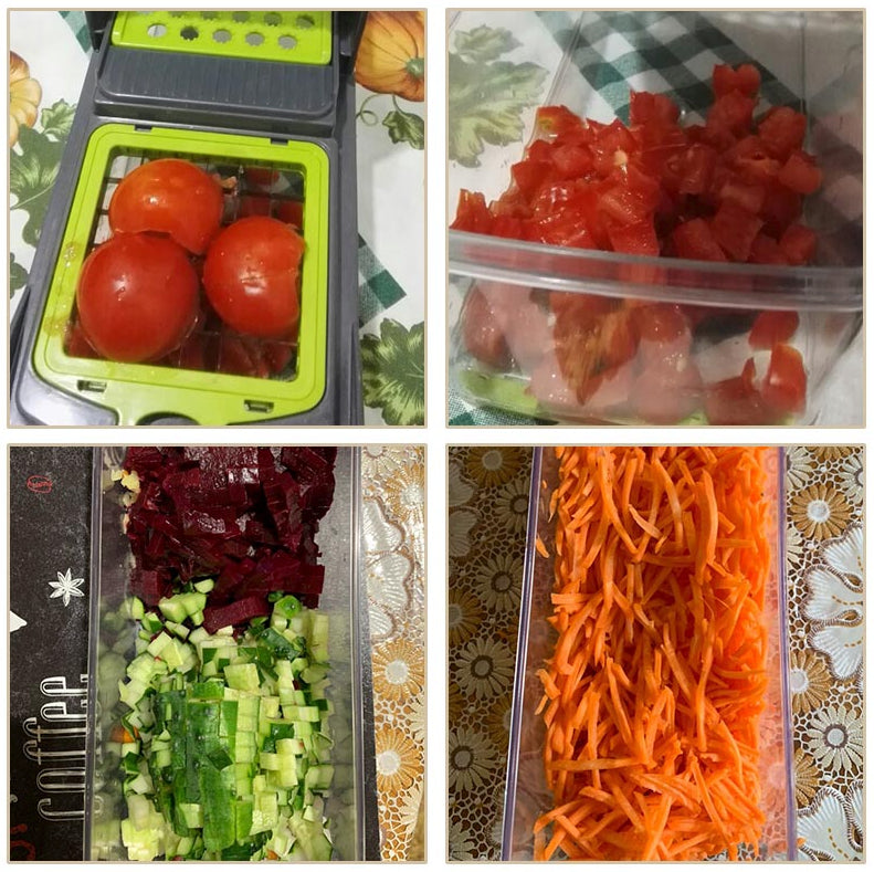 15-in-1 Vegetable Chopper & Dicer with Container