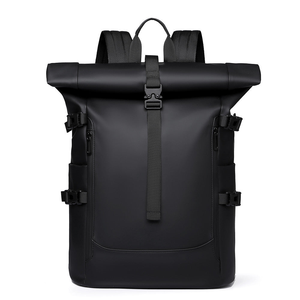 Roll-Top Waterproof Travel Backpack