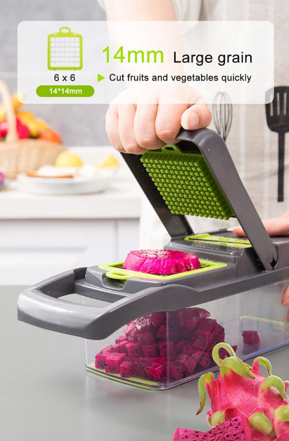 15-in-1 Vegetable Chopper & Dicer with Container