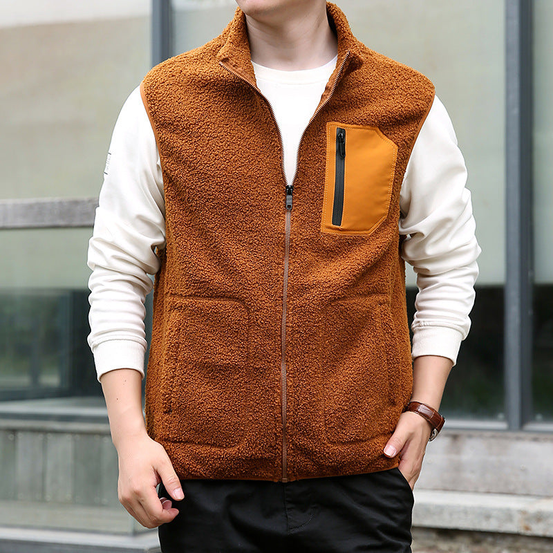 Men's Fleece-Lined Warm Casual Vest