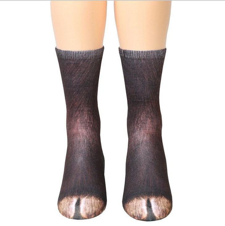 3D Animal Paw Socks Cute Cat Claws Unisex Long
