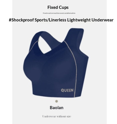 Seamless Wireless High-Support Sports Bra