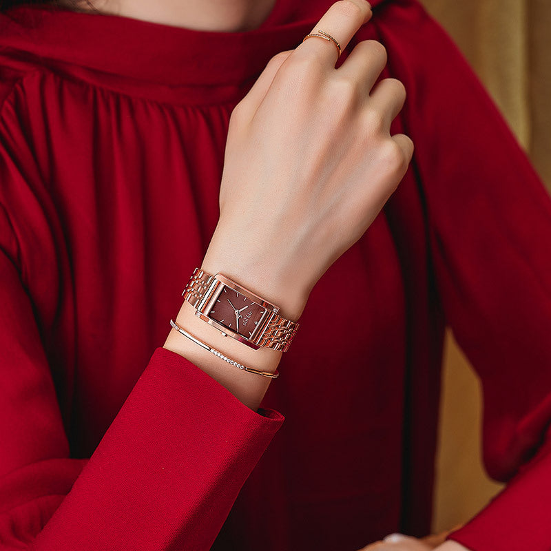 Women's Square Alloy Business Watch