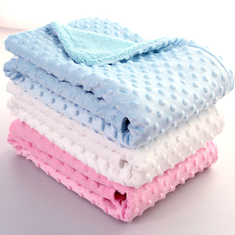 Polar Dot Baby Blanket Newborn Swaddle Wrap Envelope Bebe