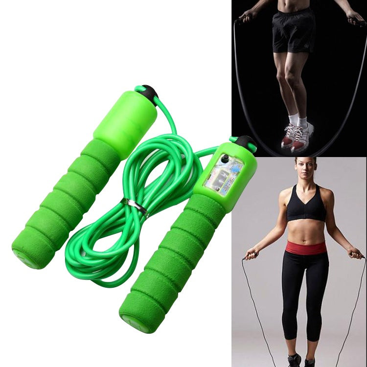 Skipping Rope With Counter Adjustable Length Wear-resistant