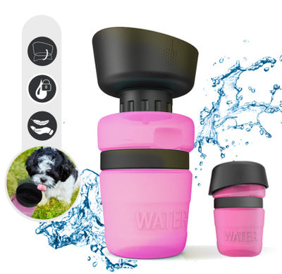 Pet Outdoor Foldable Bottle Dog Travel Water Dispenser