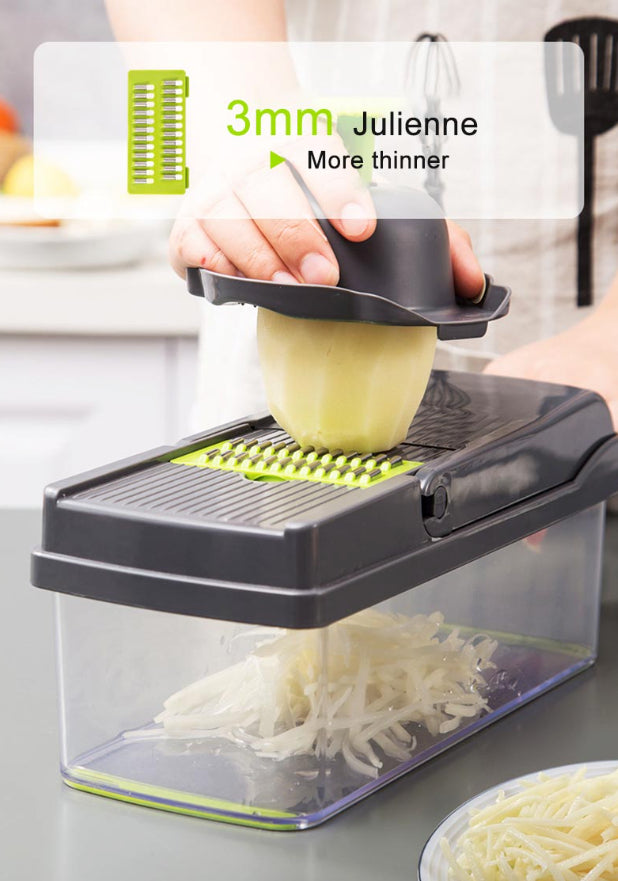 15-in-1 Vegetable Chopper & Dicer with Container