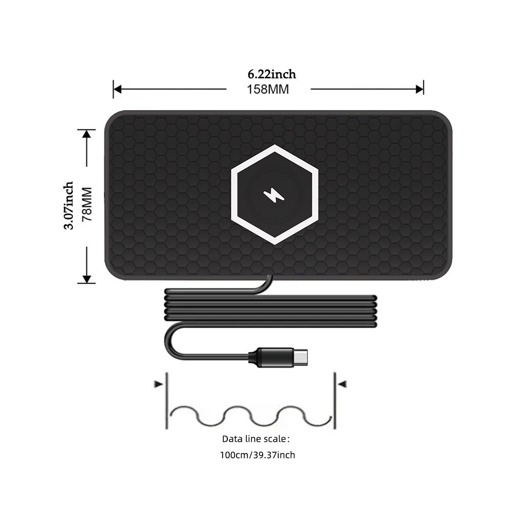 15W Fast Wireless Car Charging Pad