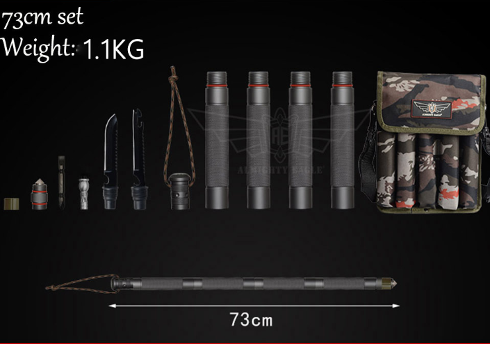 Outdoor Defense Tactical Stick Alpenstock Hiking Camping