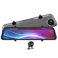 2K Mirror Dash Cam with 12" Touch Screen & Rear Camera