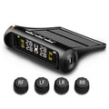 Solar Wireless Tire Pressure Monitor TPMS Monitoring System