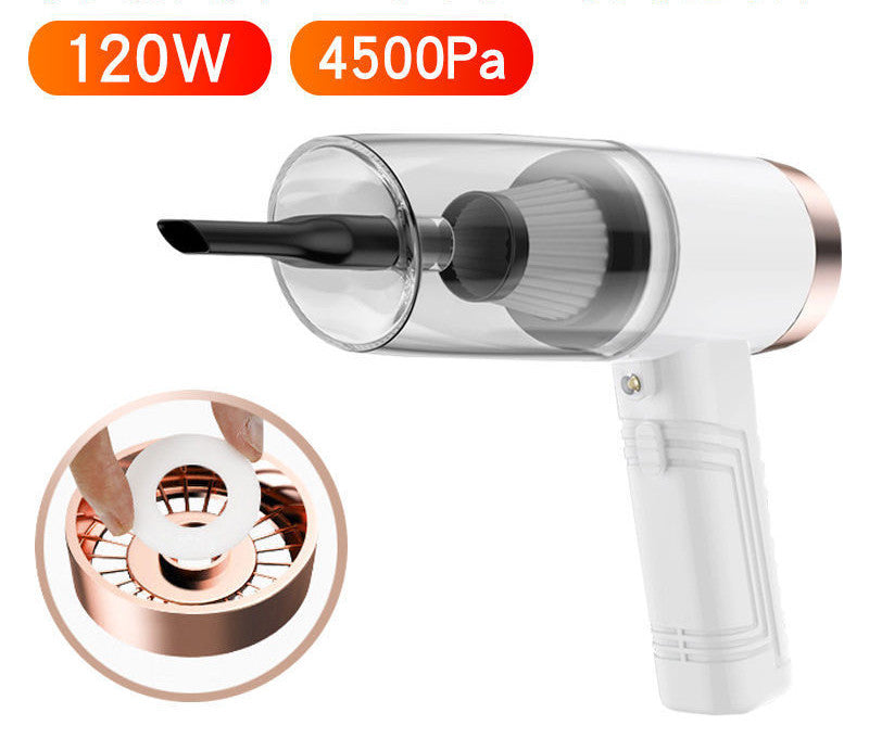 Powerful Mini Car Vacuum Cleaner – Home & Car Use