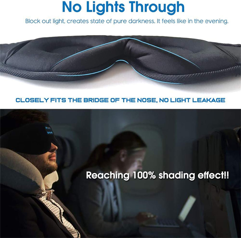Wireless Bluetooth Stereo Music Eye Mask Blackout Sleep