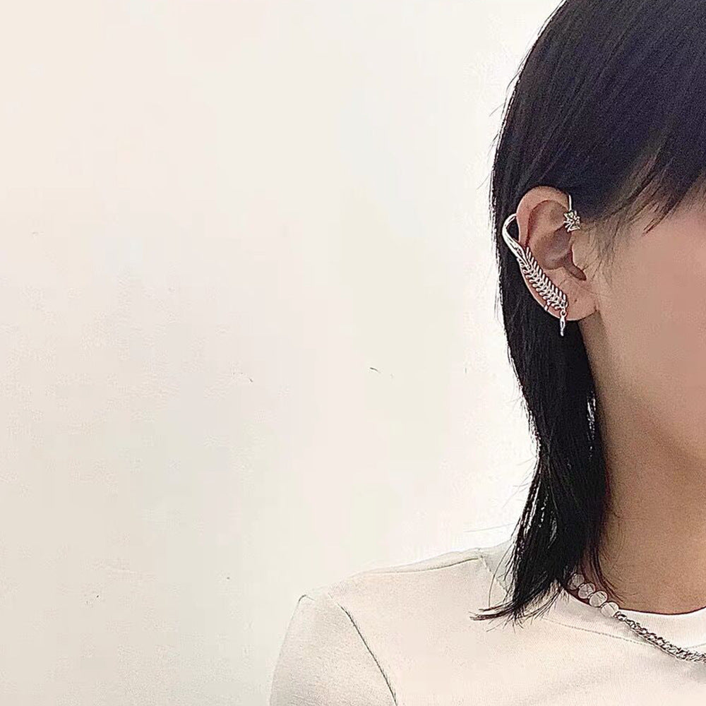 Ring Bone Ear Hook Without Pierced Clip