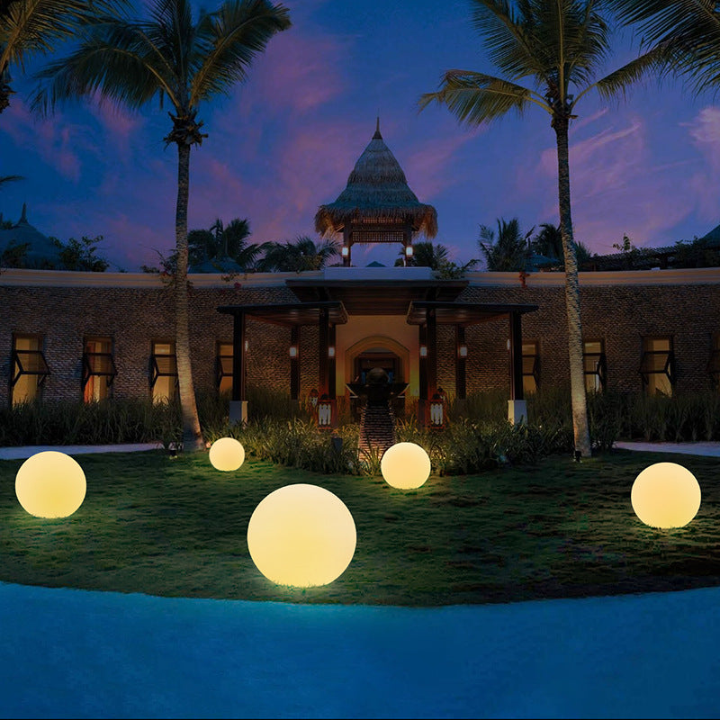 Led Luminous Ball Lights Outdoor Waterproof Colorful Lawn