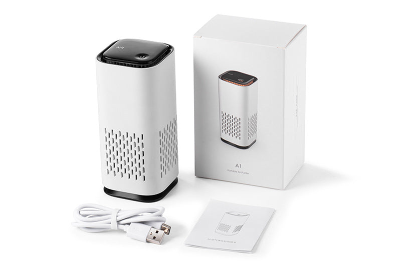 Spring Arrival Mini Portable Car Air Purifiers With Usb Cable