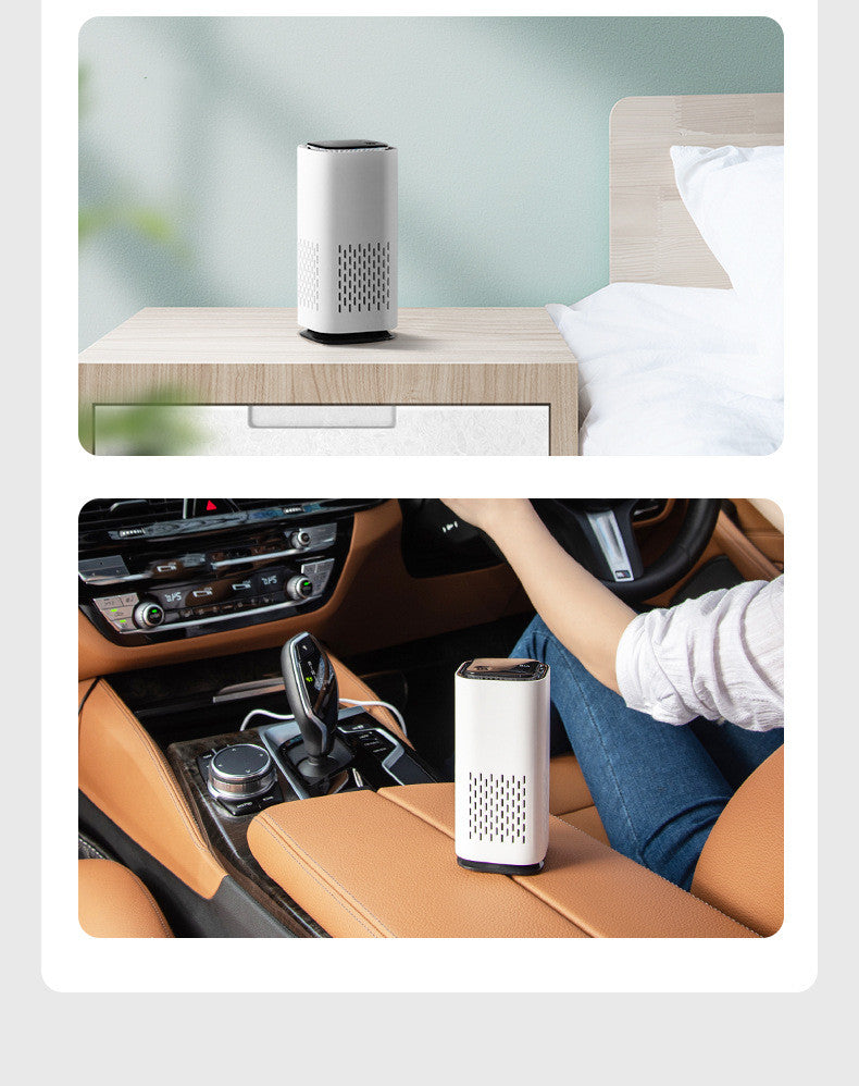 Spring Arrival Mini Portable Car Air Purifiers With Usb Cable