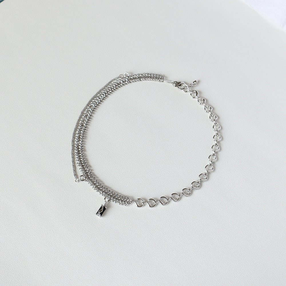 Frosty Wind Necklace Female Light Clavicle Chain Pendant