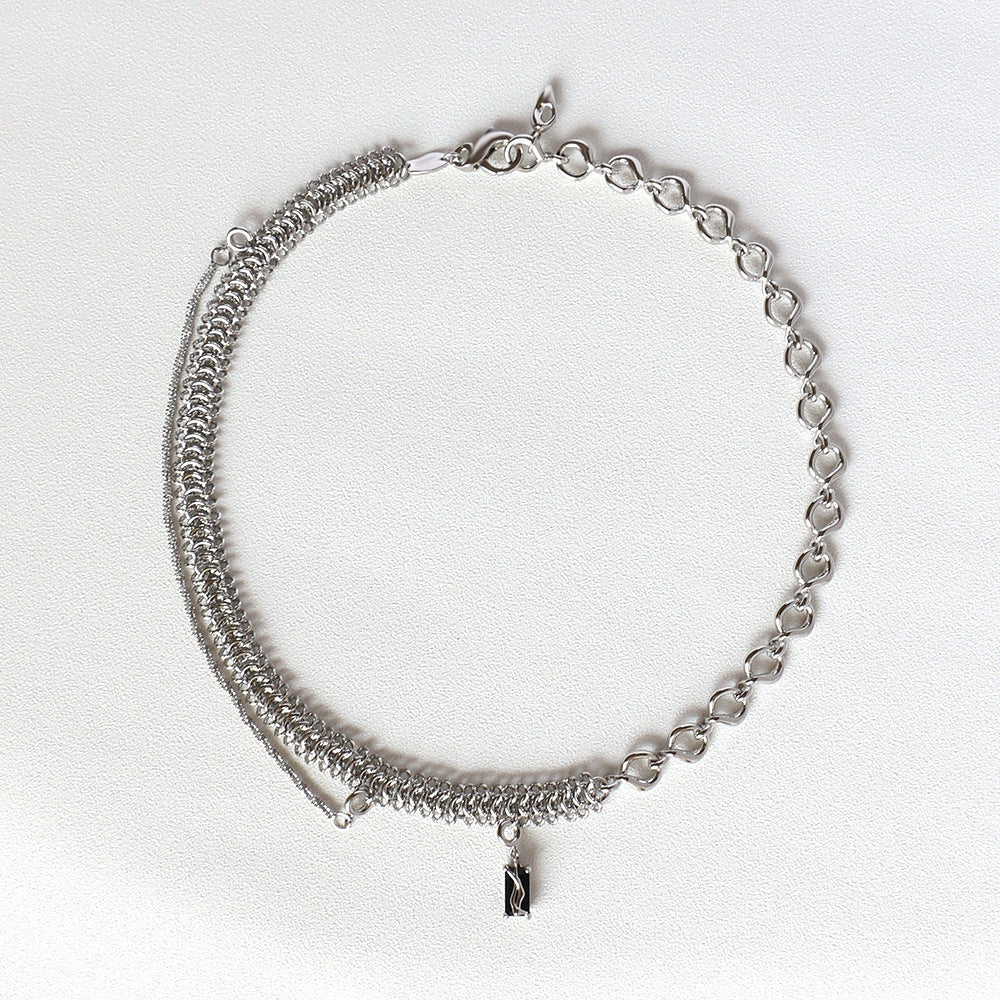 Frosty Wind Necklace Female Light Clavicle Chain Pendant