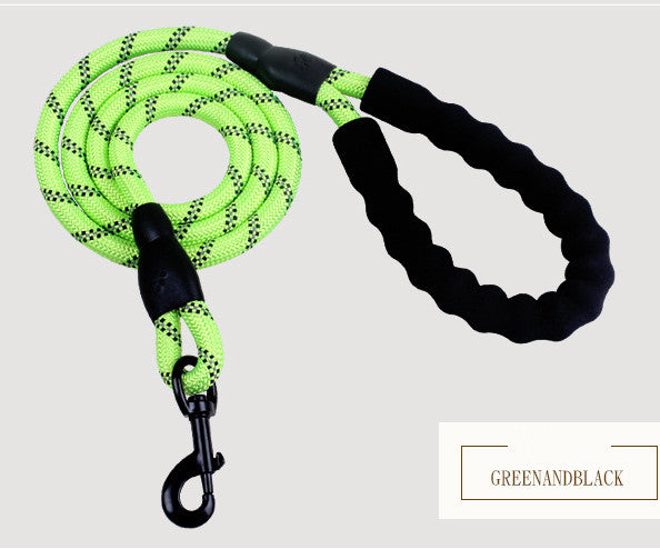 Reflective Dog Leash Nylon Pet Rope For Small Medium Large