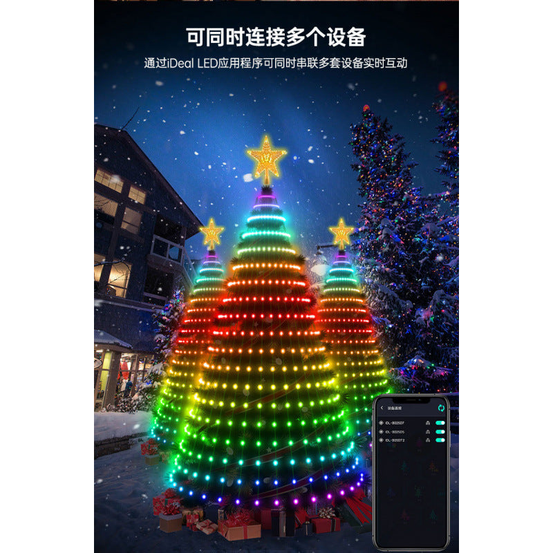 Smart App-Controlled Christmas Tree Light String