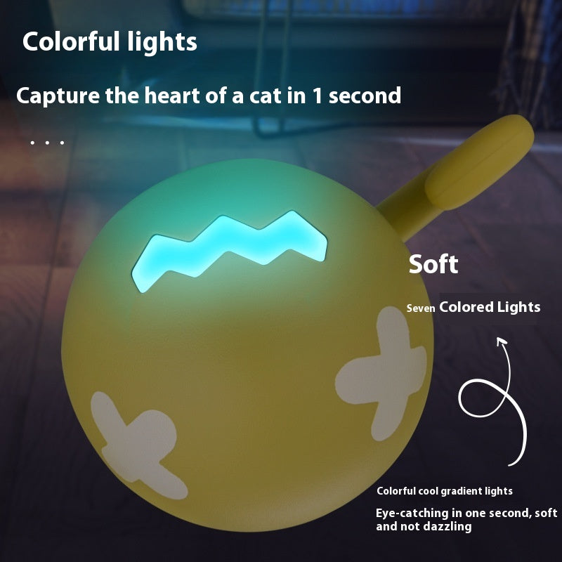 Smart Interactive Cat Toy Ball USB Rechargeable Moving Rolling