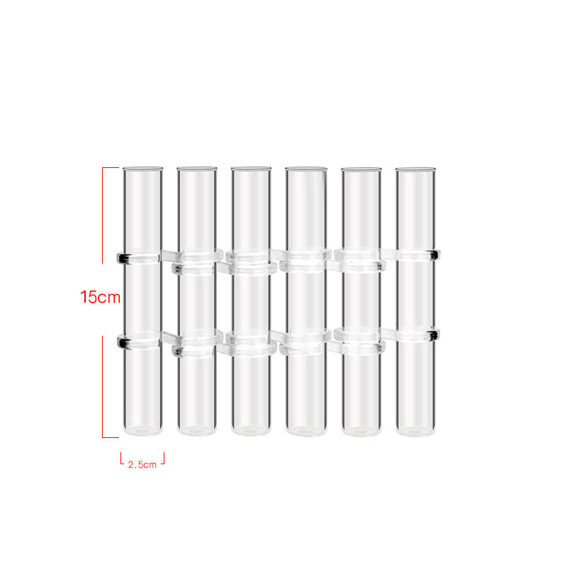 Test Tube Clear Glass Vase For Plant Bottle Flower Pot