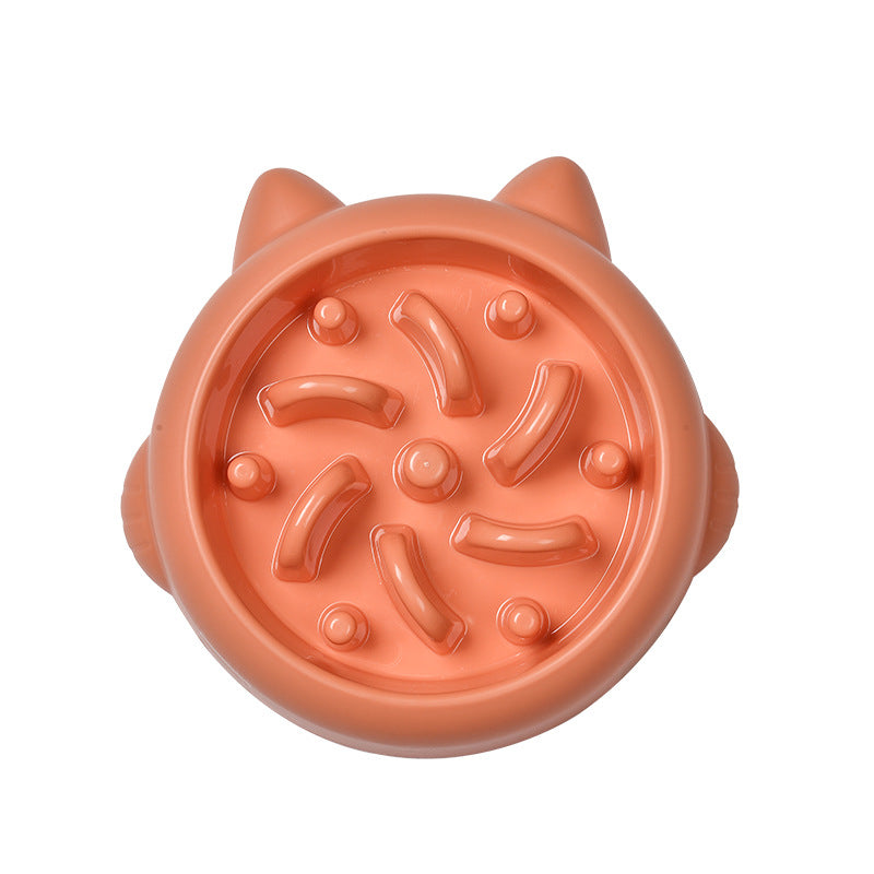 Pet Dog Cat Slow Feeder Bowls Anti Choking Dish Bowl Home