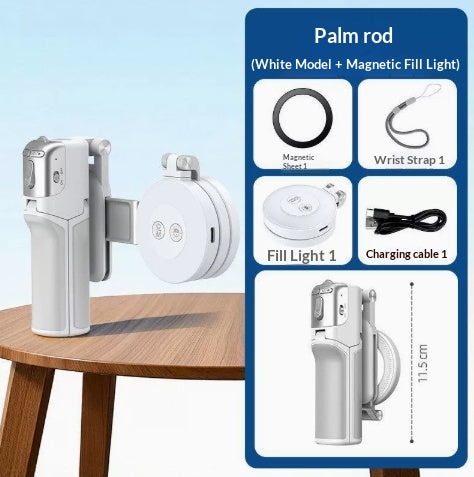 Magnetic Selfie Stick Tripod with Zoom