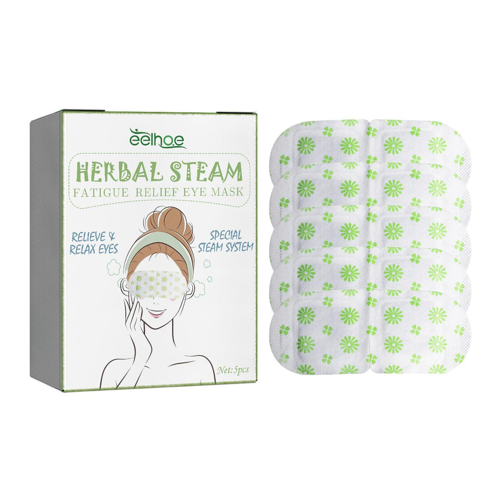 5PCS Steam Eye Mask, No Scent, Self-Heating SPA Relieve Strain