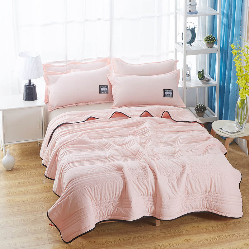 Cooling Blankets Pure Color Summer Quilt Plain Cool