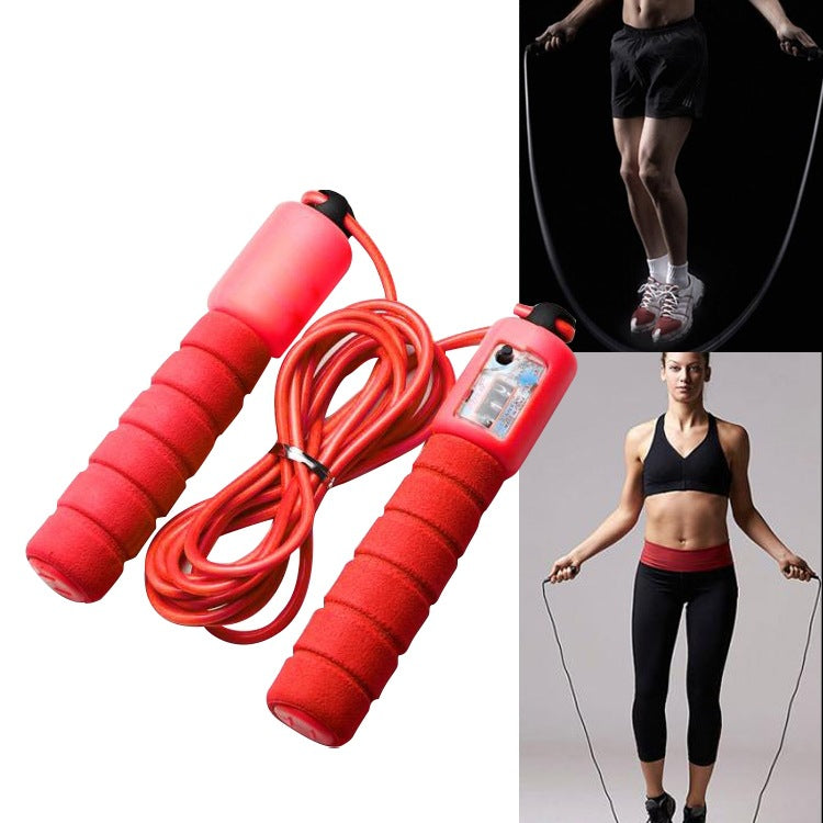 Skipping Rope With Counter Adjustable Length Wear-resistant